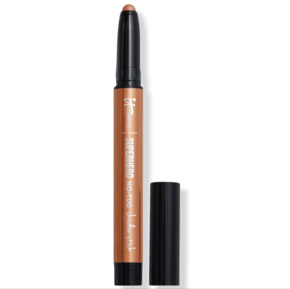IT COSMETICS SUPERHERO NO-TUG SUPER LONG-WEAR SMOOTH GLIDE EYESHADOW.